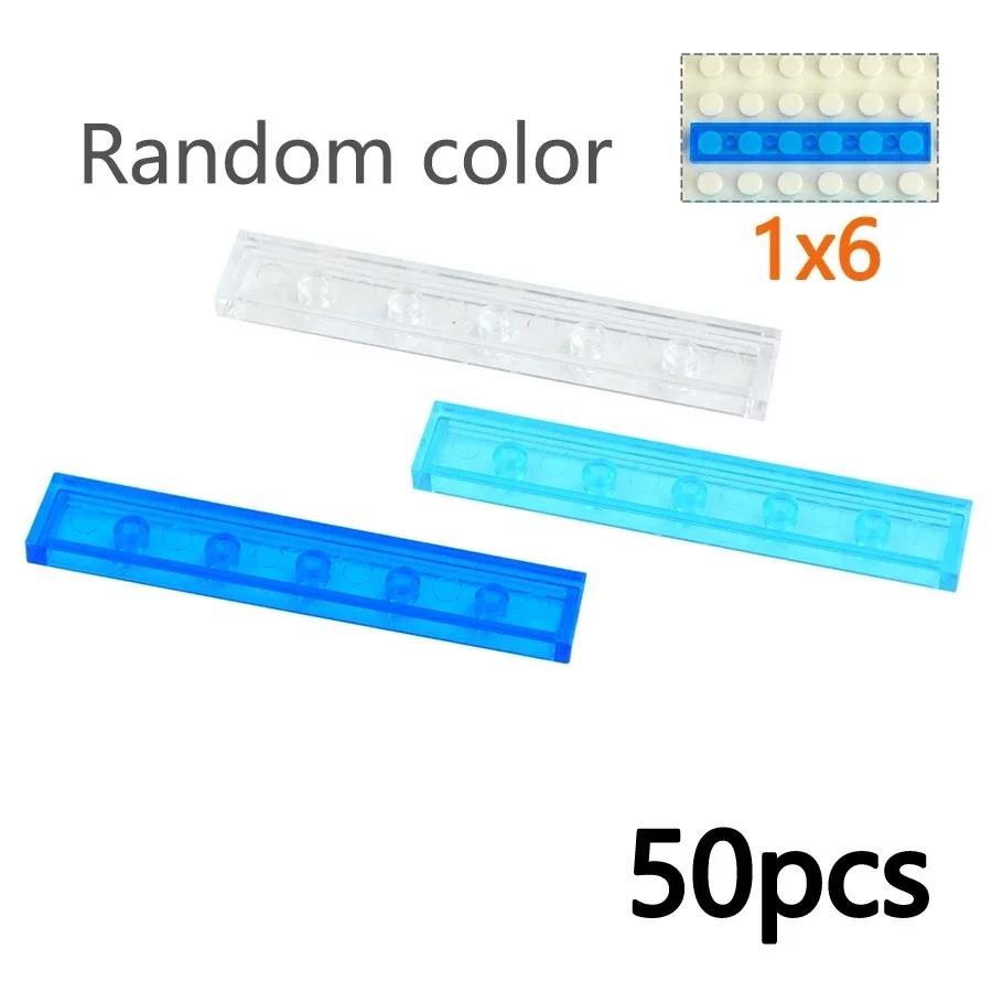 Compatible 3069 63864 2431 6636 3068 87079 Transparent Smooth 1x2 1x3 1x4 1x6 2x2 2x4 Bricks Ceramic Tile Clear Building Blocks