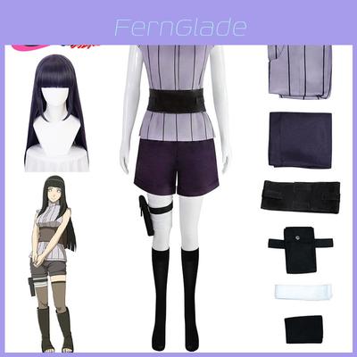 Naruto Hyuga Hinata Cosplay Kostüm Halloween Outfit Karneval Set Geschenk