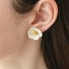 Dana Burton Double Camellia Two-Way Earrings