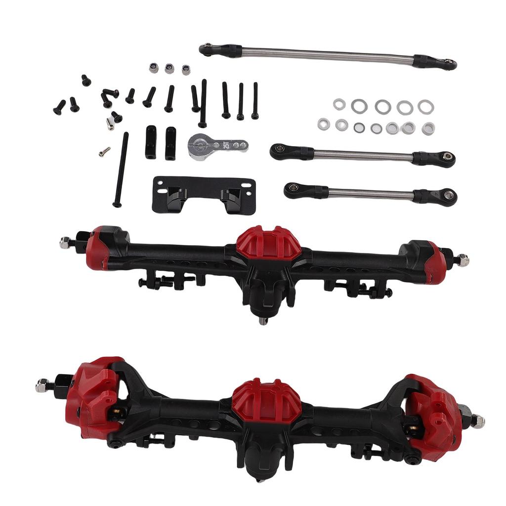 Front and Rear Axle Replacement for   SCX10 II 1Celsius10 Scale RC Crawler Upgraded Axle Set
