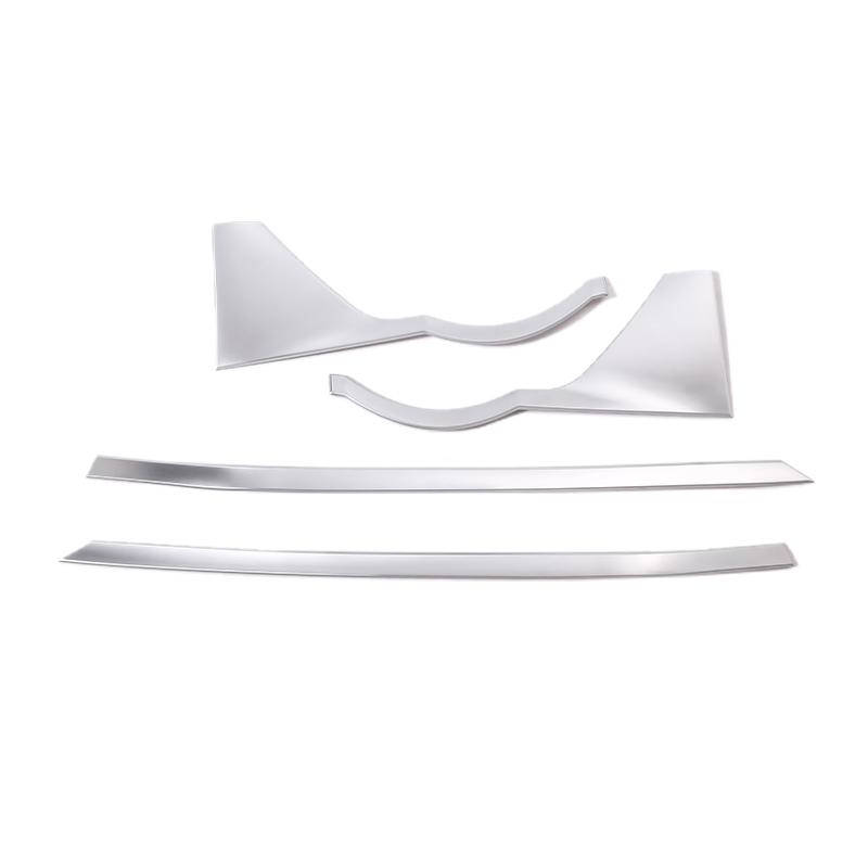 

Для Jaguar F-Pace F Pace X761 2016-2018 ABS хромированные задние фонари, лампы, накладка, наклейки на задние фонари, Стайлинг автомобиля серебряный