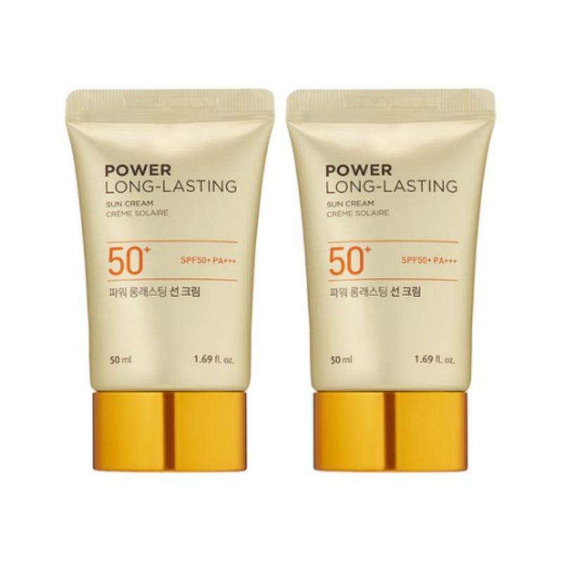 

THE FACE SHOP Power Long-Lasting Sun Cream SPF50+ PA+++ 50ml x 2pcs Set