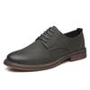 Men's Shoes Spring and Autumn Trendy Shoes 2025 New Korean Version Versatile Breathable British Youth Trend Lace-up Casual Leather Shoes Men