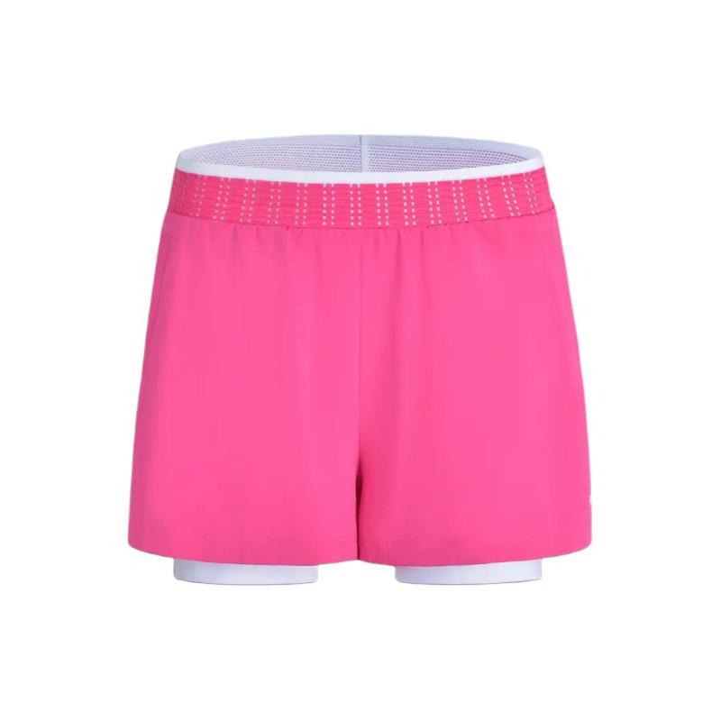 

DECATHLON 990 Sweat-Absorbing Breathable Heat-Dissipating Sports Shorts Women s Pink Magenta XS