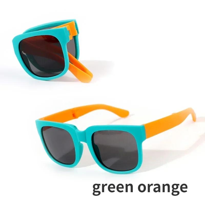 

Складные уличные детские солнцезащитные очки для мальчиков и девочек, брендовый дизайн, портативные квадратные детские очки, детские солнцезащитные очки, уличная защита UV400 As picture shown