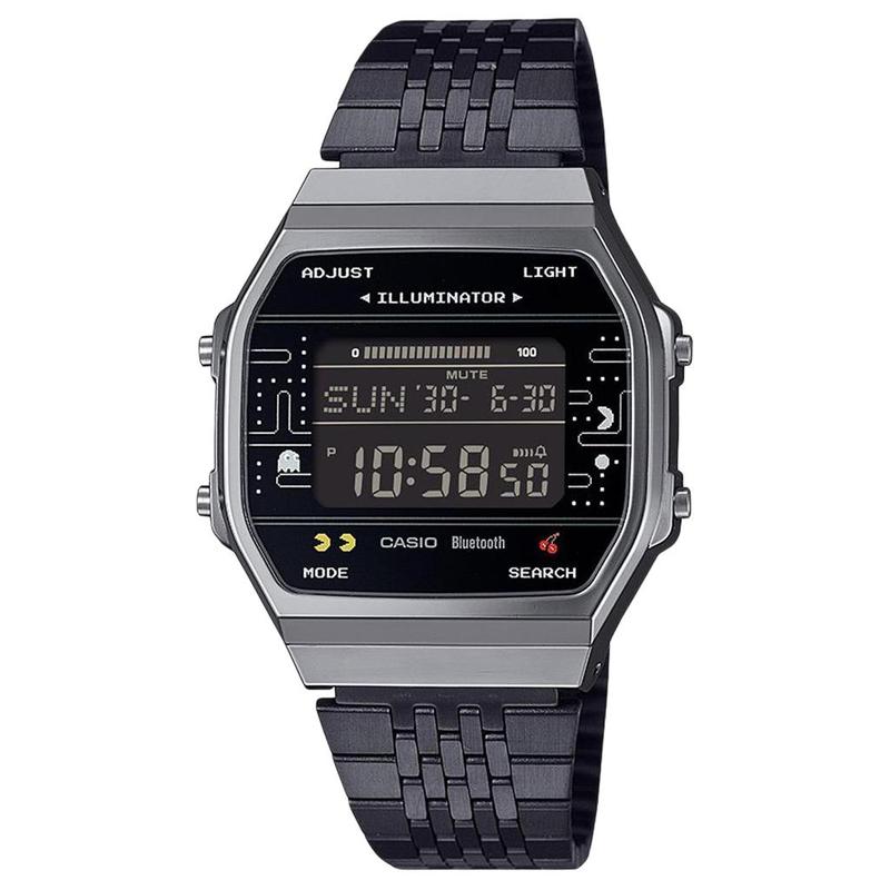 Casio Su Geçirmez Yaşam Tarzı Kuvars Çelik Kayış Erkek ve Kadın Aynı Stil Siyah Kadran ABL-100WEPC-1BJR