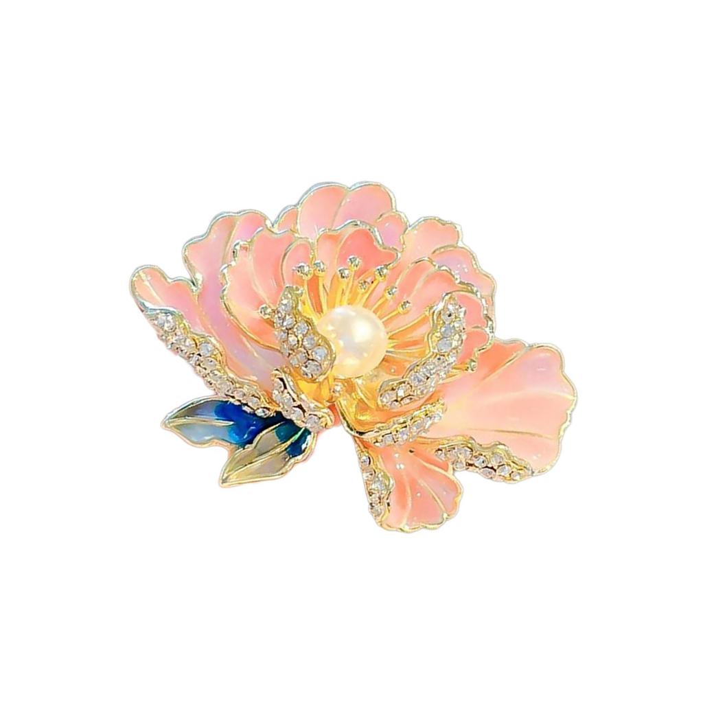 Enamel Animal Brooch Women Flower Lapel Pin Wedding Party Corsage Jewelry Fruit Brooch Suitable for Various Occasion