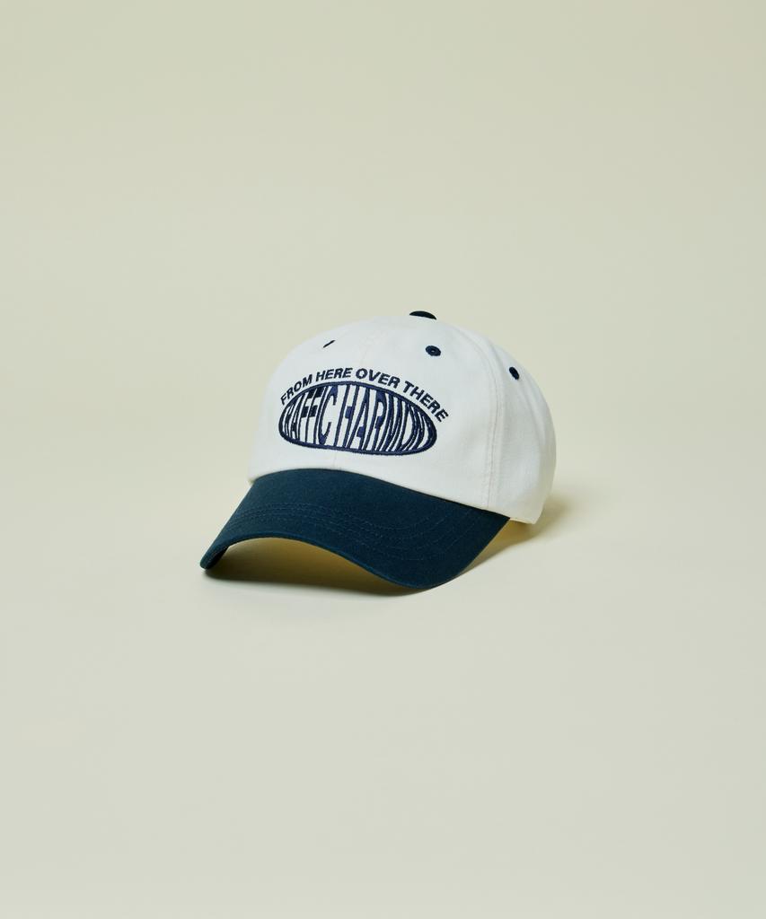 Teulaepighamoni Deep Shape Round Logo Ballcap_Navy