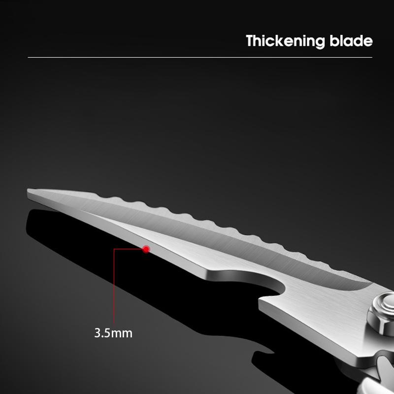 Nożyczki do kości kurczaka ze stali nierdzewnej, wielofunkcyjne, do użytku domowego, do krojenia mięsa i warzyw, narzędzia kuchenne