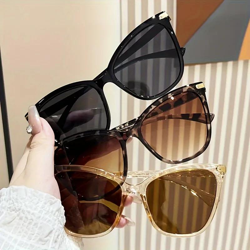Vintage Cat Eye Sunglasses Women Luxury Designer Cateye Sun Glasses for Ladies New Fashion Square Sunglass Female Outdoor Travel