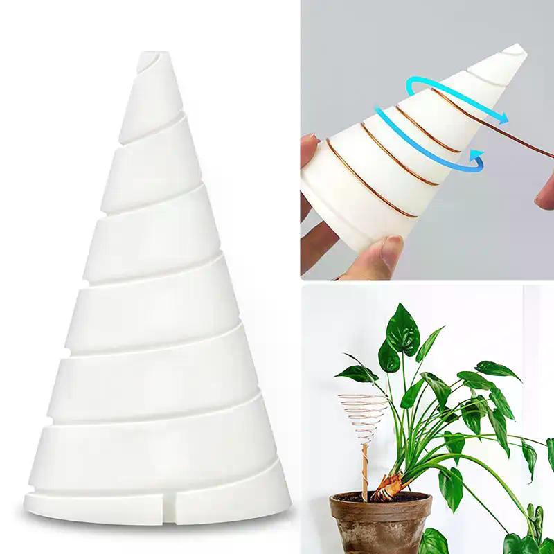 1/2Pcs Coil Wire Winding Tools For Electroculture Gardening Flower Pots Wire Antenna Fixture Electro Culture Copper Antenna