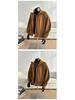 Men's American Bomber Pilot Jacket: Spring/Autumn Clean Fit Short High-Street Baseball Jacket