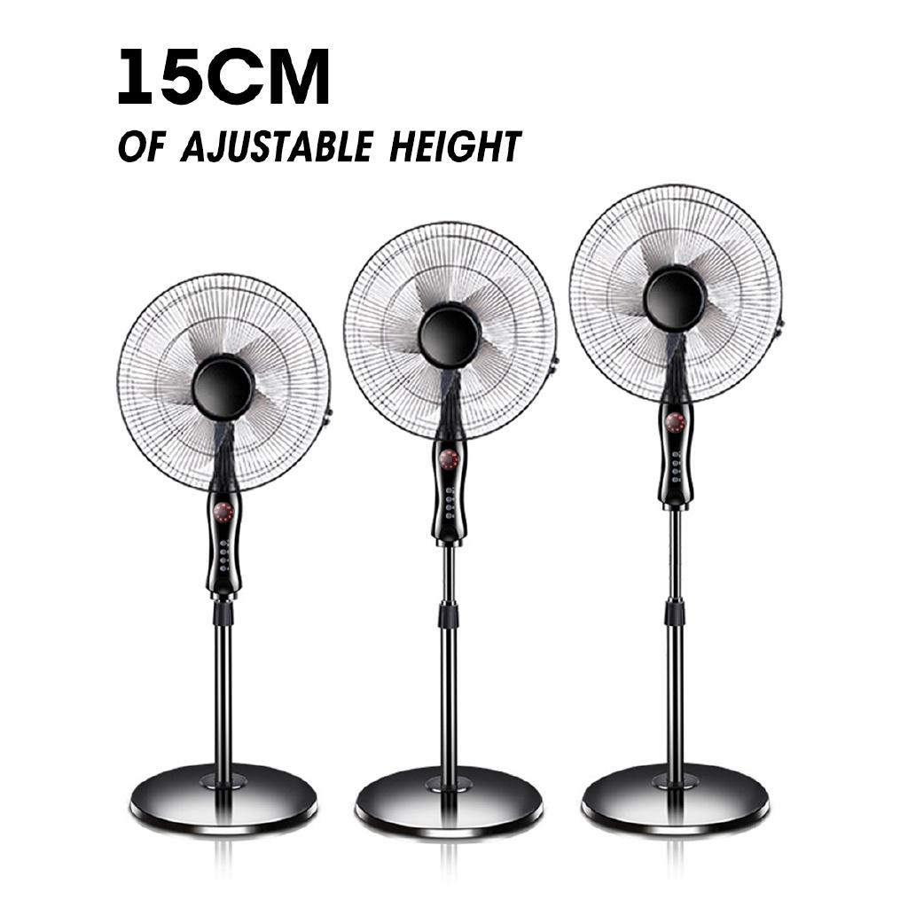 60W 16 Inch Floor Stand Fan Mechanical / Remote control Air Cooler Cooling Household Floor Standing Fan Air Conditioner  43×130cm