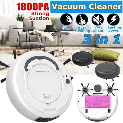 Latest Technology 3-in-1 Auto Sweeping Robot 1800PA Strong Suction Smart Floor Cleaner Rechargeable Smart Sweeping Robot Dry Wet Sweeping