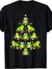 Funny Christmas Frog T-Shirt - 100% Cotton - 220g - Christmas Tree Gift