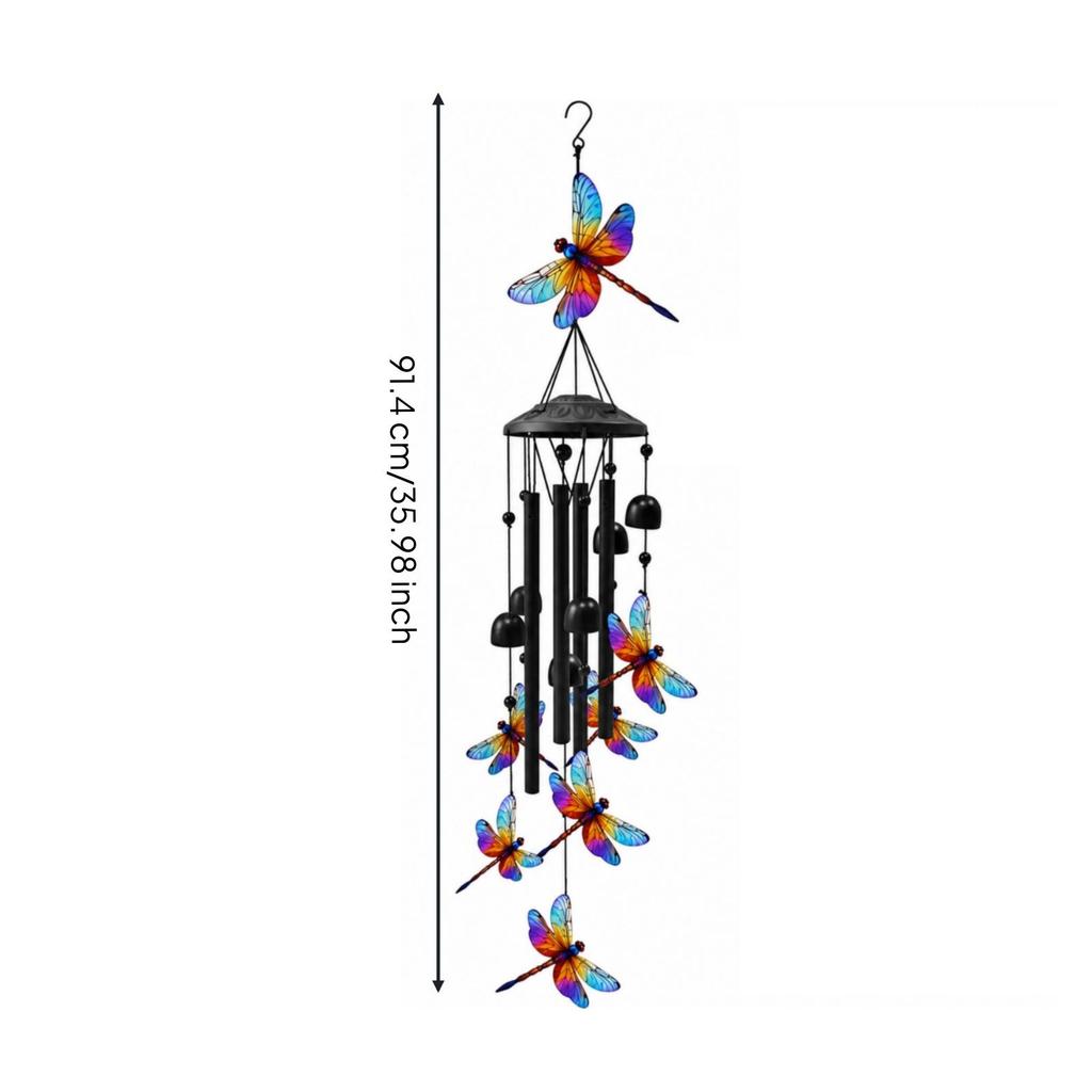 Metal Wind Chime Indoor Outdoor Chimes with Hook Suspended for Garden, Balcony, Entryway