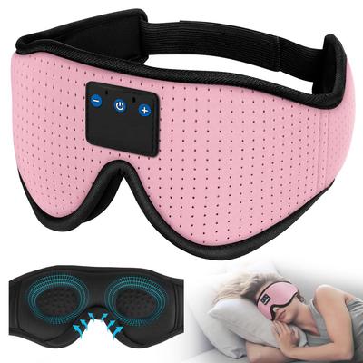 3D Bluetooth 5.4 Intelligente Schlafmaske mit Musik, Eisgekühlt Atmungsaktiv, Lichtblockierende Kopfhörer
