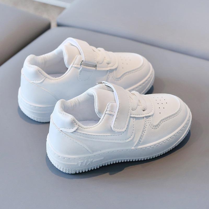 Kids Unisex Lightweight Soft Sole Breathable Casual Sports Sneakers Solid Color School Shoes