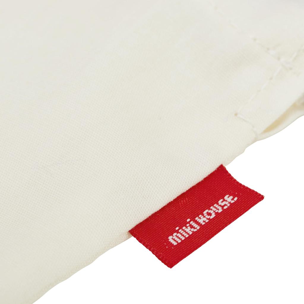 MIKI HOUSE Lunch Bag, Bento Bag, Drawstring Lunch Bag, Bear Design, Made in Japan, for Boys and Girls, Baby, Kids, Kindergarten, Nursery, Children's