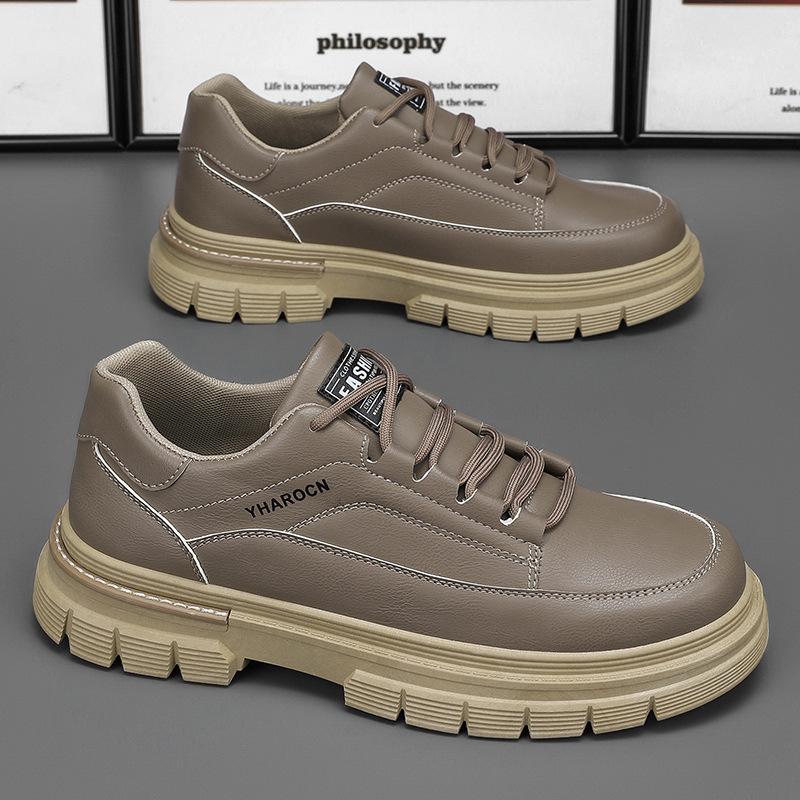 

Весна 2025 мужская обувь новая дышащая рабочая обувь мужская трендовая универсальная платформа спортивная и повседневная обувь для скейтборда ботинки Мартин 39