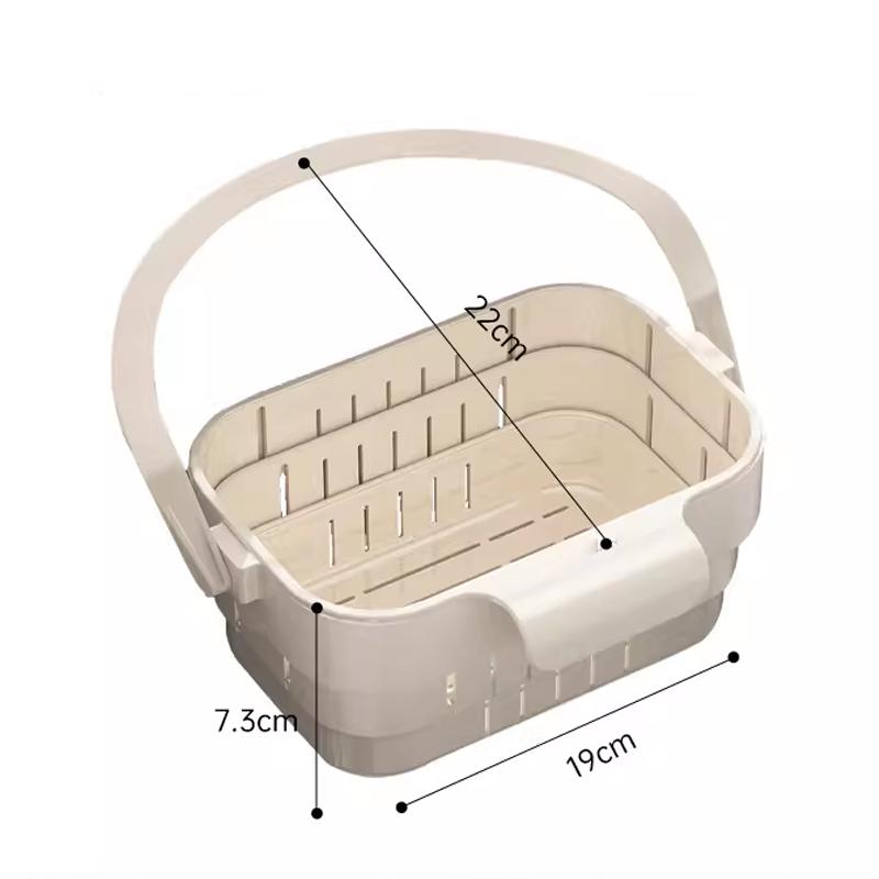 Hanging Foldable Expandable Sink Colander Kitchen Food & Fruit Residue Filter Basket Space-Saving Sink Strainer for Home Kitchen