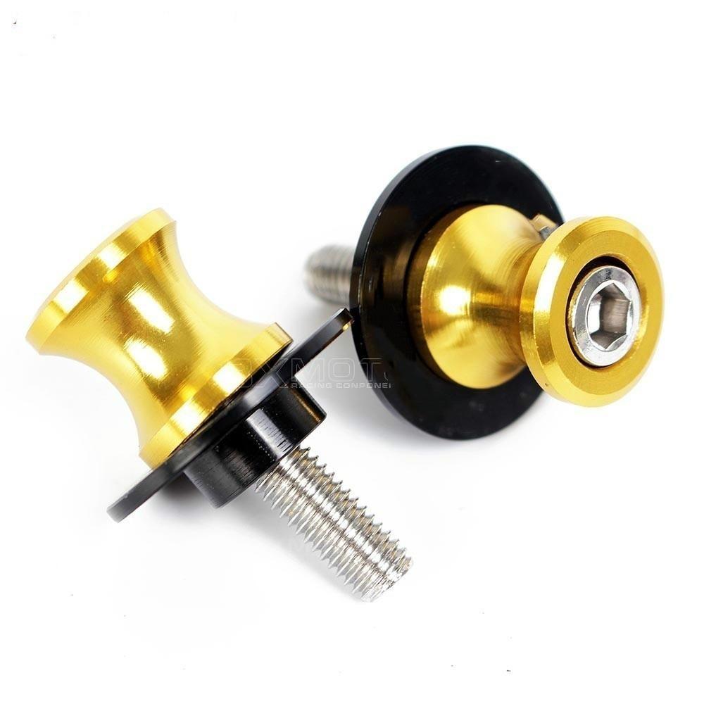 2 X 10mm Motorcycle Swingarm Sliders Spools Safety Anti-crash Protector
