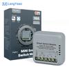 LangYeao 16A Tuya Zigbee Smart Switch Module 1Gang 2way, Energy Monitoring Works with Alexa Google Home, Mini Size