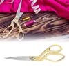 Sewing Scissors Multipurpose Professional Gold Heavy Duty Stainless Steel Tailor Ribbon Scissors10.5inch