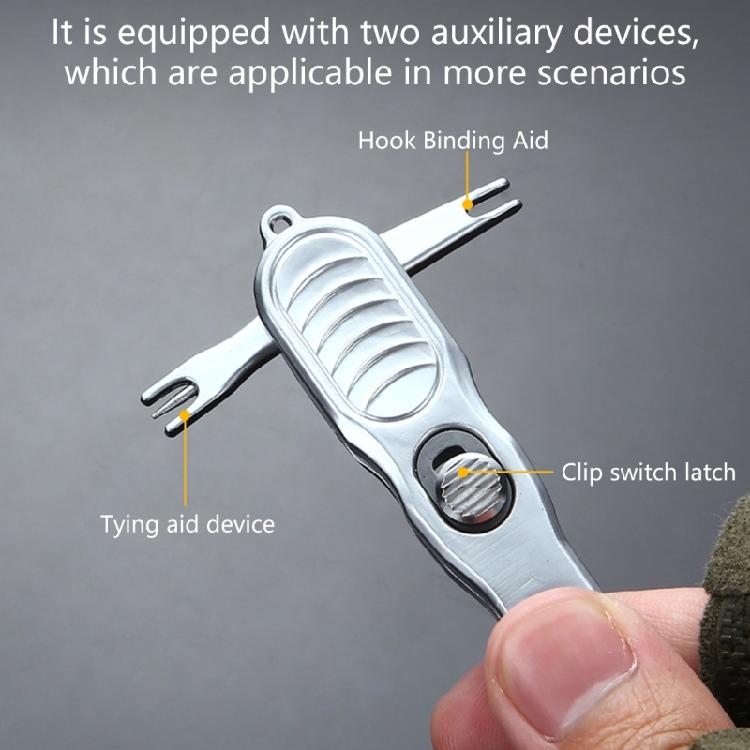 Professional Fishing Line Cutter Line Clippers with Line Cutter Rings Opener Compacts Size For Fishing Braided Line