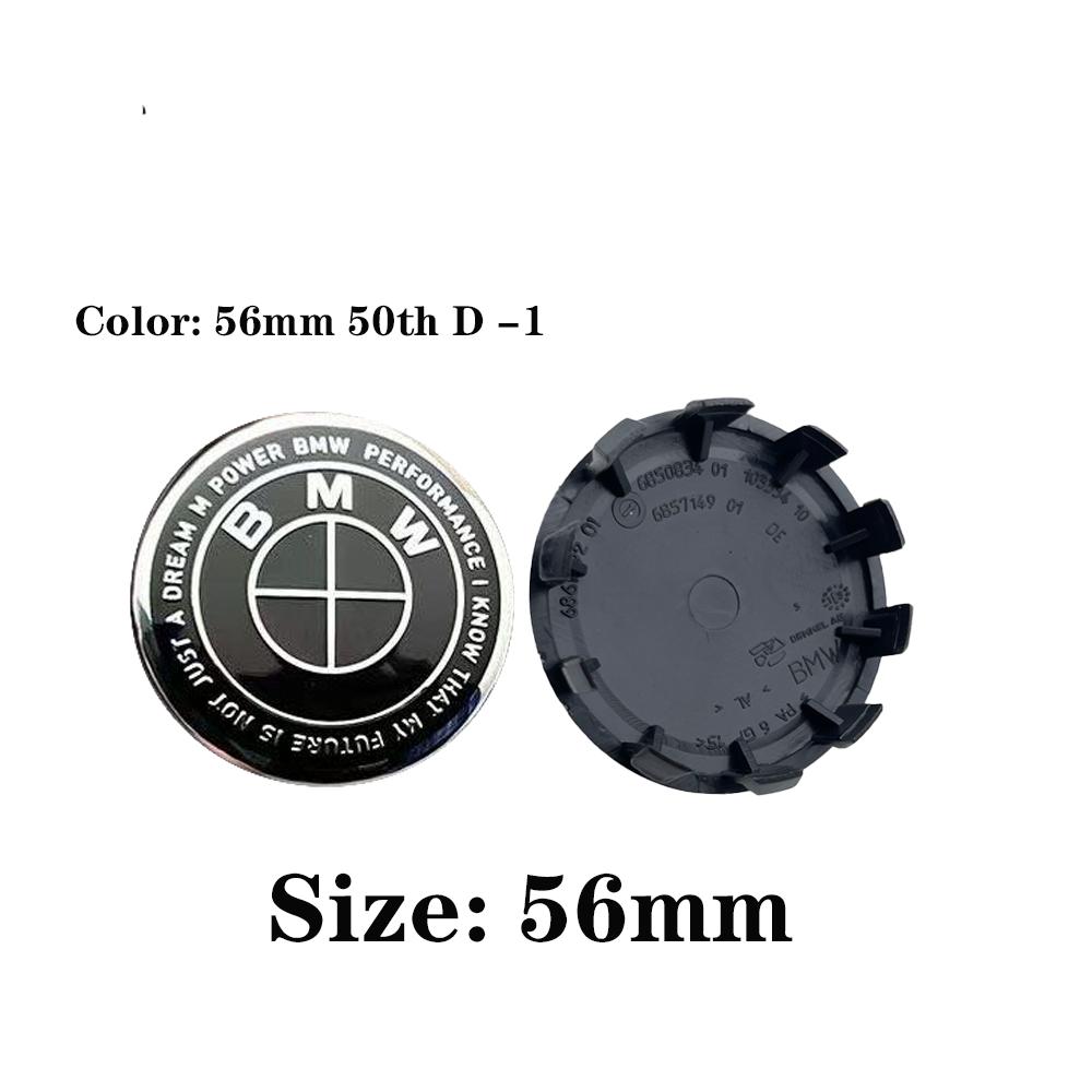 VGOP5 56mm68mm4pcs 10 Pin For mini bmw50th Anniversary Car Wheel Hub Center Cover Rim Caps Badge Emblem Logo Auto Exterior Accessories