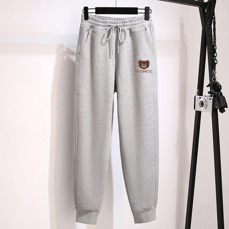 Affordable, High-volume Casual Sports Pants & Women's Hoodies, with Fleece or Without, Sizes M-6XL. For 200 Jin, Choose Extra-large.