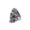 Skull Ring Officer Captain Open Adjustable Bracelet Ring
