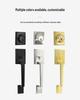 Black Zinc Alloy Anti-theft Door Lock Set for Wooden Entrance Doors
