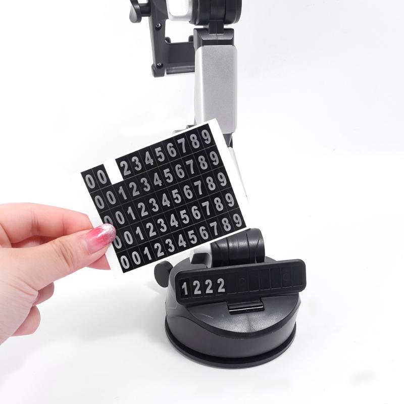 Saugnapf-Autotelefonhalter Dash Windschutzscheibenhalterung Ständer Parkschilder Mobile Handyunterstützung für IPhone 14 13 Pro Xiaomi Huawei Samsung