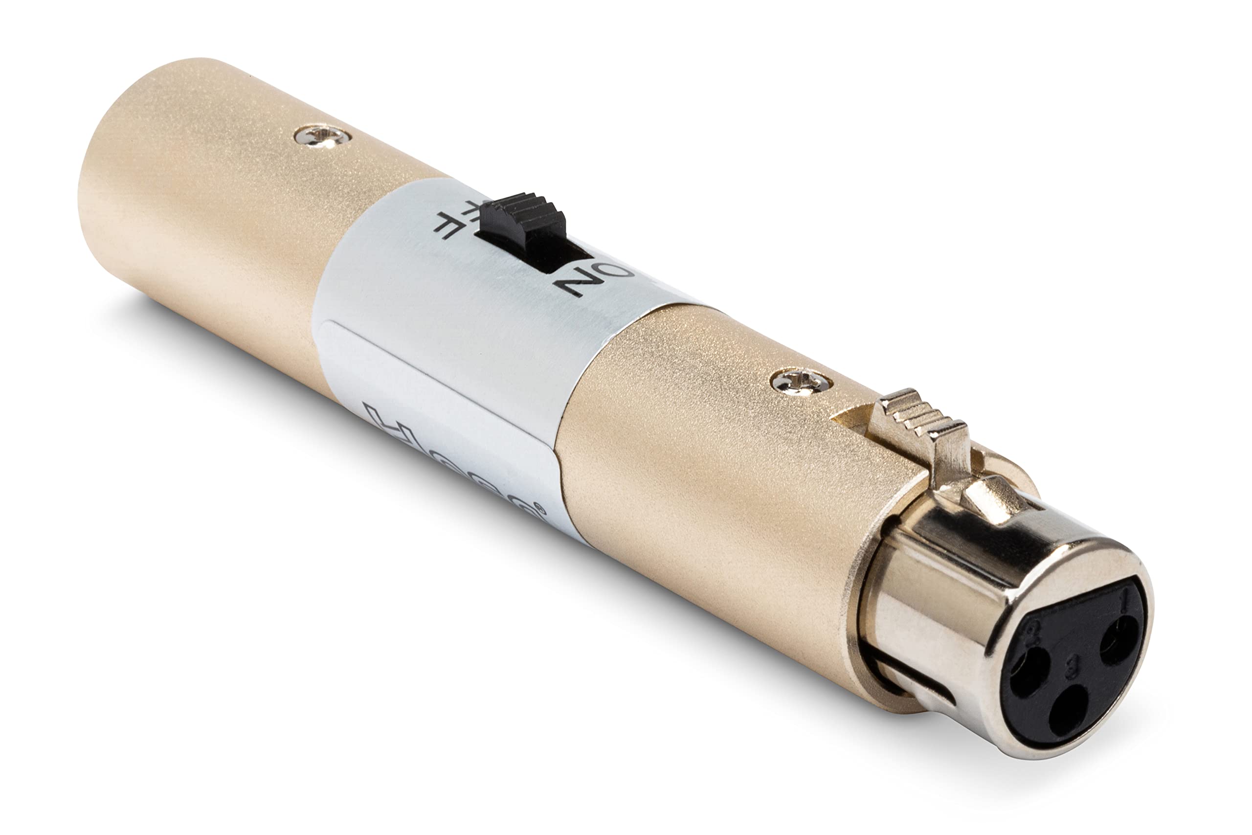 

Hosa GMS-274 XLR Female to XLR Male Динамический микрофонный выключатель питания адаптер