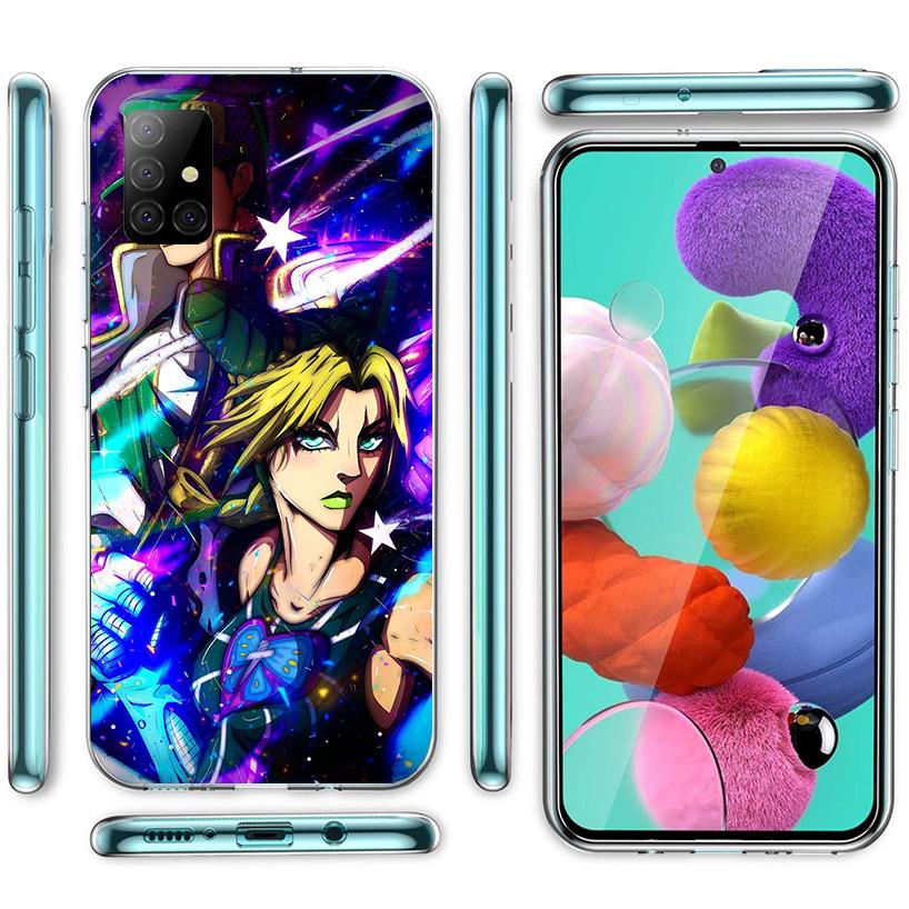 JoJo Bizarre Adventure Jolyne Cujoh Cover Phone Case For Samsung Galaxy A12 A22 A32 A52 A72 A02S Phone Case Note 20 Ultra 10 S10