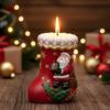 Christmas Stockings Shape Ornament Making Gypsum Cup Mold DIY Glue Mold Aromatherapy Candle Cup Aromatherapy Candles Mold