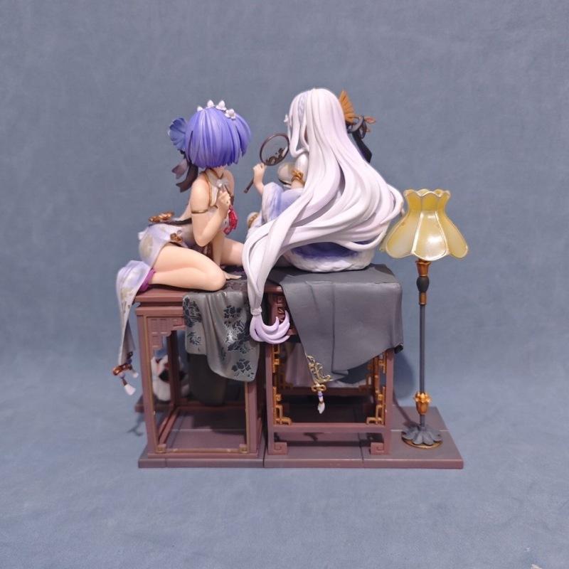 Re:life In A Different World From Zero Rem Emilia Chinoiserie Clothing Figure Figure Collection Desktop Decoration For Xmas Presents
