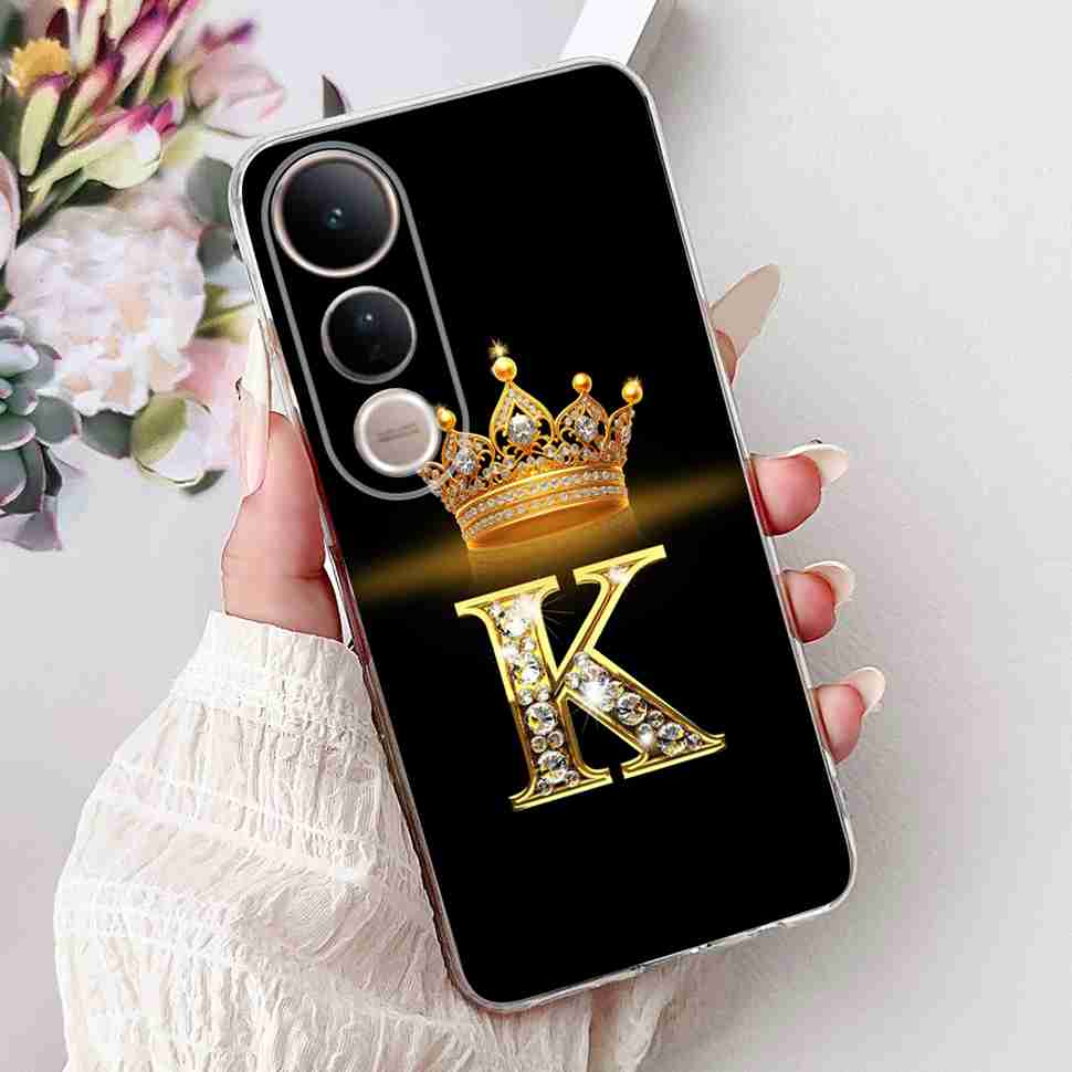 For Vivo V50 Lite 5G Case Luxury 26 Letters Cover Soft Silicone Phone Case For Vivo V50 Lite V50Lite 5G Back Cover Fundas