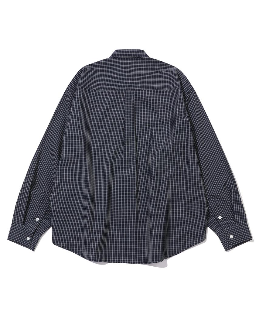 GNOK Flap Check Shirt [Navy]