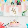 1/2 Birthday High Chair Banner Backdrop Decor Party for Celebration