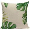 New Nordic Green Plant Printed Pillow Case Sofa Pillow Leaf Series Decorative Pillow Linen