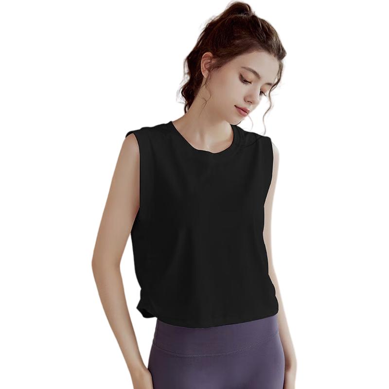 XUEXIMAN Yoga Wear for Women, Loose-Fitting Sports Tank Top,Sexy Cover-Up, Training Running Fitness Sleeveless Top Vest