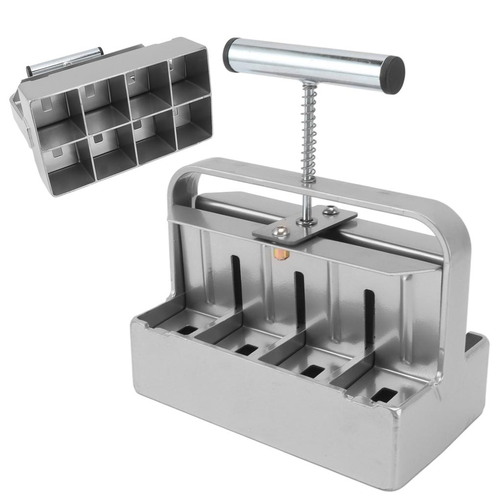 Soil Blocker with Comfortable Handle Manual 8 Cell Soil Block Maker for Outdoor Plants Gardening