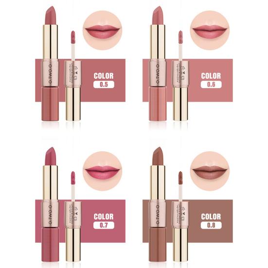 1 Matte Lipstick Lip Gloss Waterproof Long Lasting Non-sticky Makeup