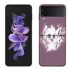 Boykisser Phone Case For Samsung Z Flip 7 6 5G Galaxy Z Flip 5 4 3 Black Hard Cell Cover Luxury PC Shell Coque