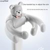 Baby Standing Shower Stand With Double Brackets Free Installation Adjustable Children's Shower God Household Anti Slip Bracket