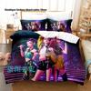 Juego de Cama Kpop Demon Hunters Individual Twin Matrimonial Queen King Tamaño Juego de Cama para Habitación Infantil Fundas Nórdicas Juegos de Sábanas Anime