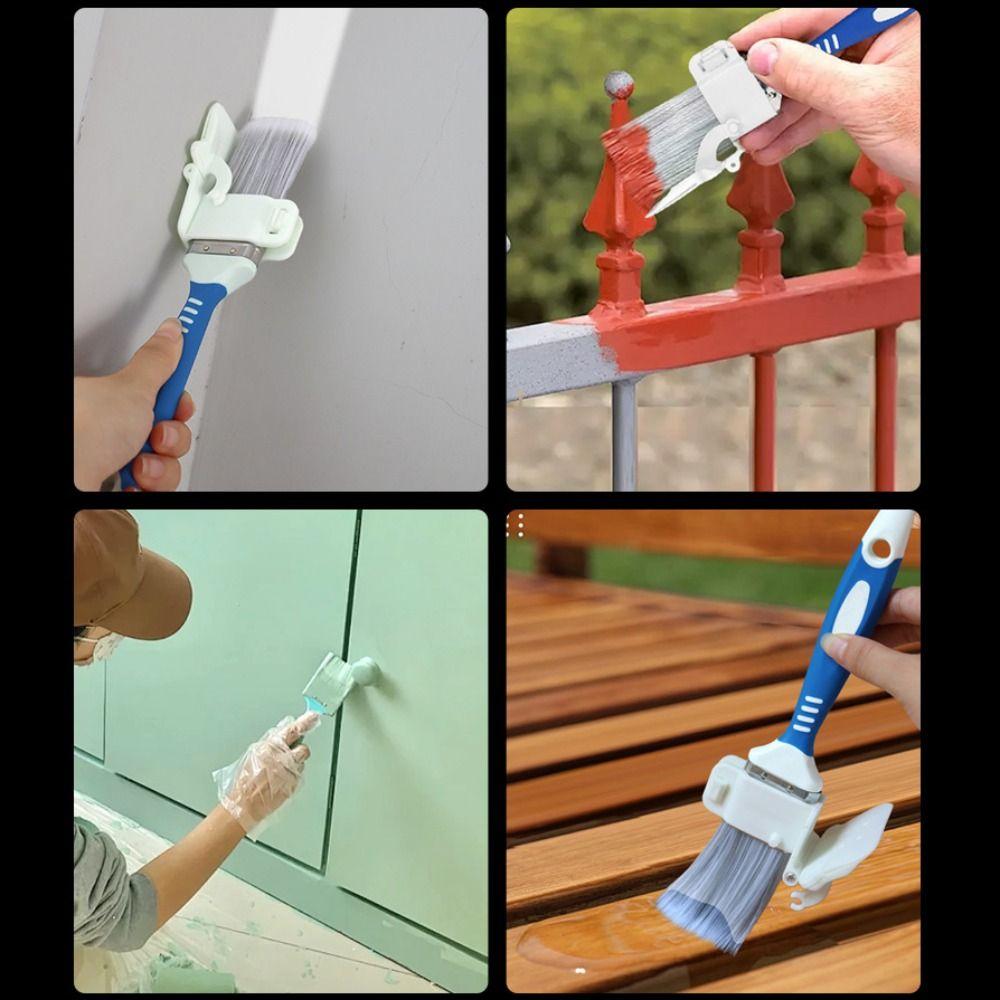 Comfortable Handle Edging Color Separation Brush Wall Brushing Tools  Gap Cleaning