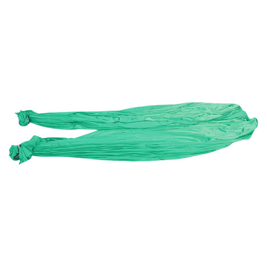 Aerial Hammock Indoor Soft Elastic Polyester Aerial Silk Swing for Fitness Acrobatics Meditation Green